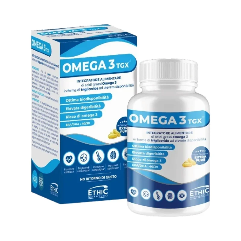 OMEGA 3TGX | with 70% Omega-3 / 60 Гел капсули, 20 дози - EthicSport