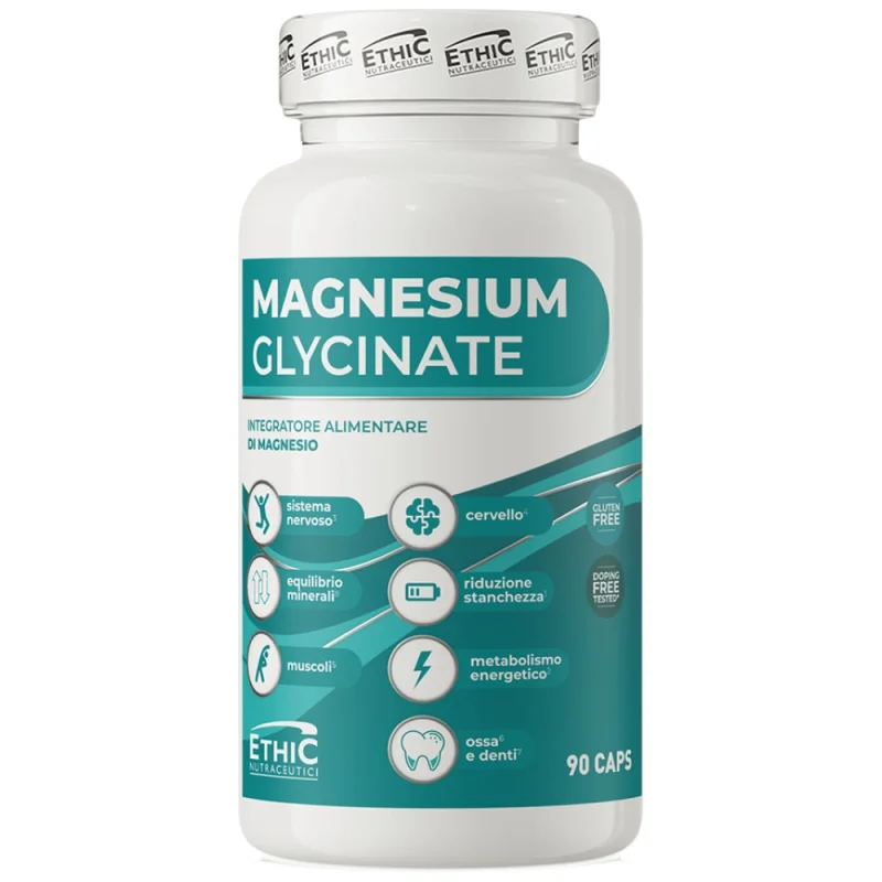 Magnesium Glycinate | 400 mg Magnesiuim Bisglycinate per Serving (30 дози) / 90 капсули