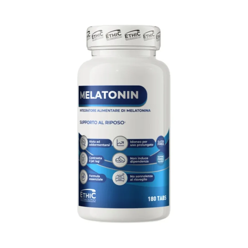 Melatonin 1 mg (180 дози) / 180 Таблетки - EthicSport