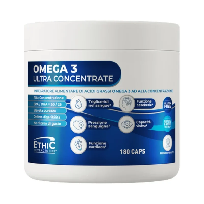 Omega 3 Ultra Concentrate (180 дози) / 180 Гел капсули - EthicSport