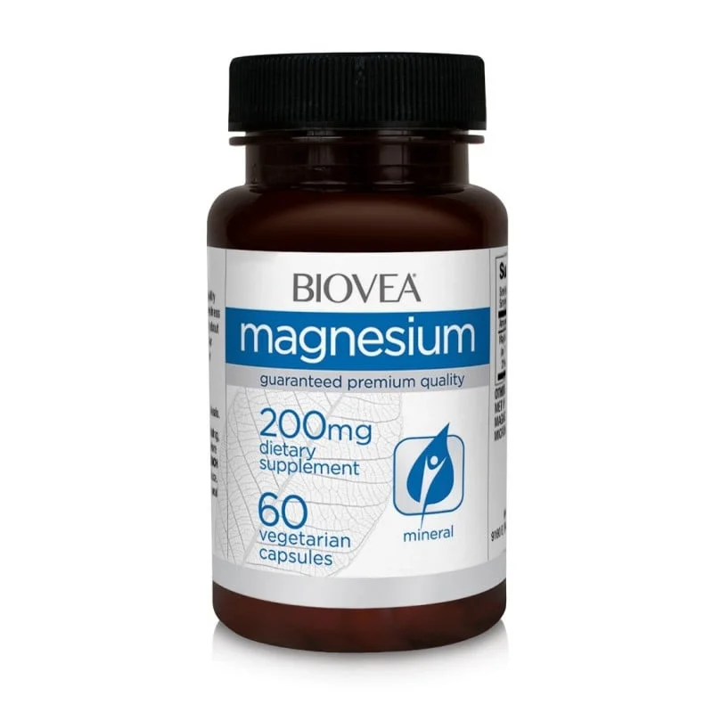 Magnesium 200mg - Магнезий, Разфасовка 60 caps