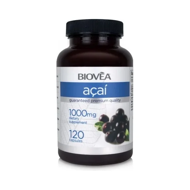 Acai Berry 1000mg - Акай, Разфасовка 120 caps - Biovea