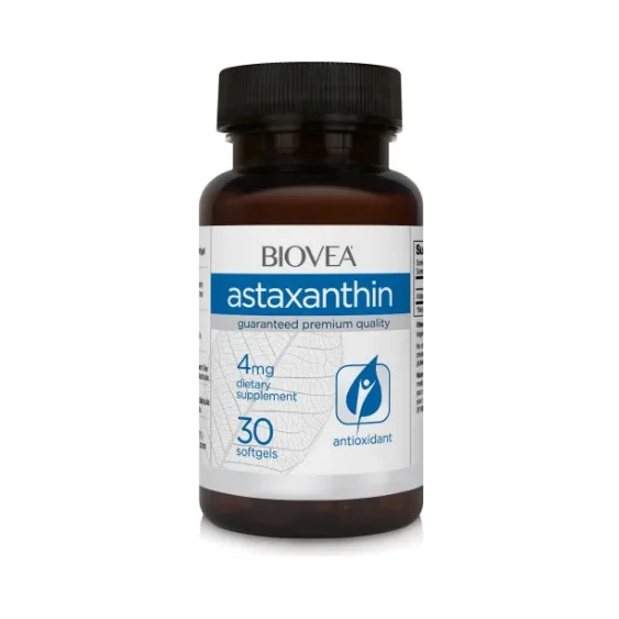 Astaxanthin 4mg - Астаксантин, Разфасовка 30 sgels - Biovea