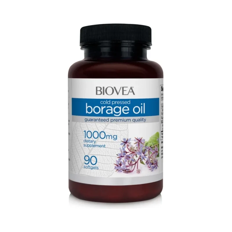 Borage Oil 1000mg, Разфасовка 90 caps - Biovea