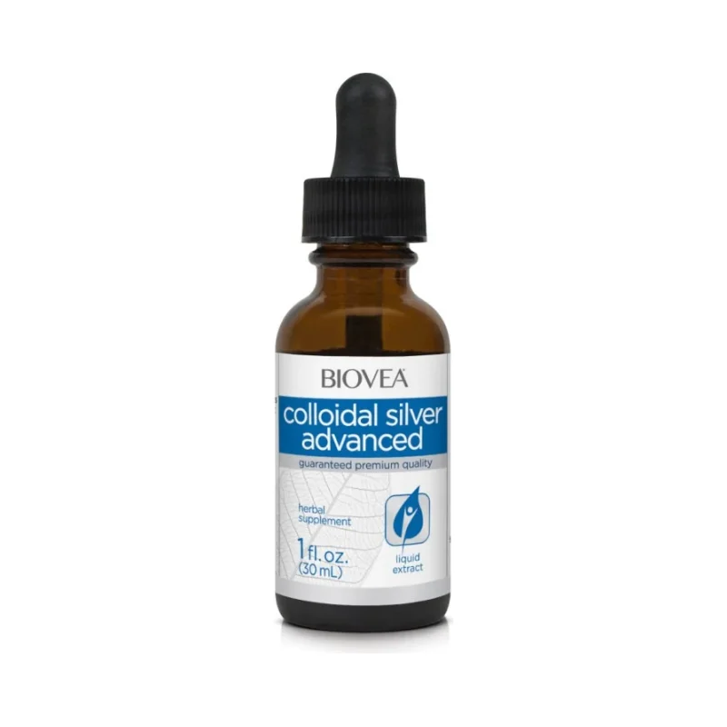 Colloidal Silver Advanced Drops - Колоидно Сребро на Капки, Разфасовка 30ml - Biovea