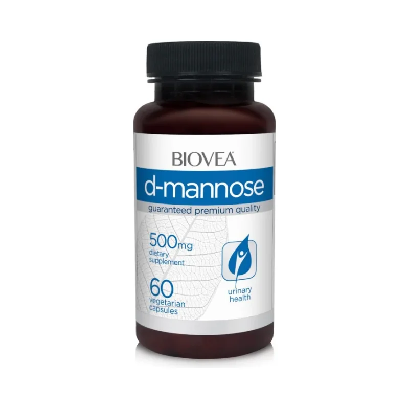 D-Mannose 500mg - Д-Маноза, Разфасовка 60 caps - Biovea