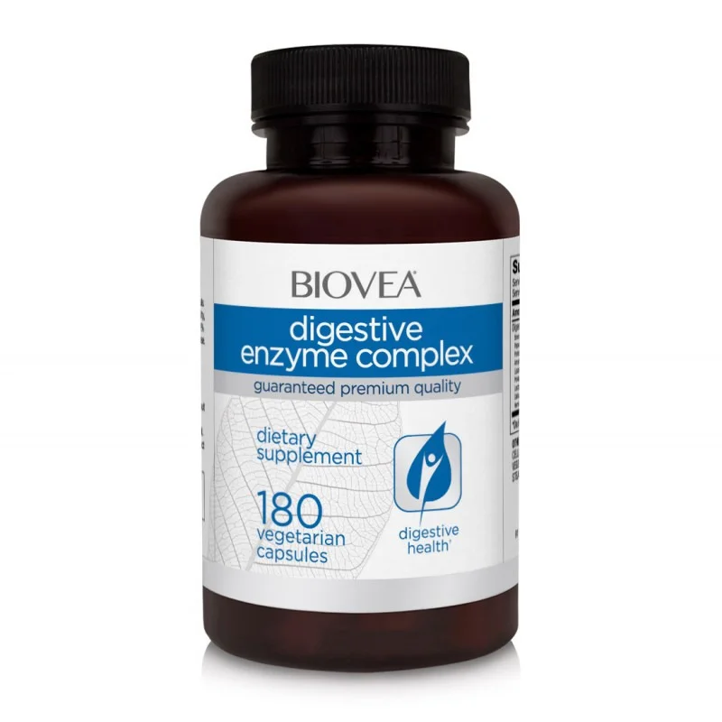 Digestive Enzyme Complex - Храносмилателни Ензими, Разфасовка 180 caps