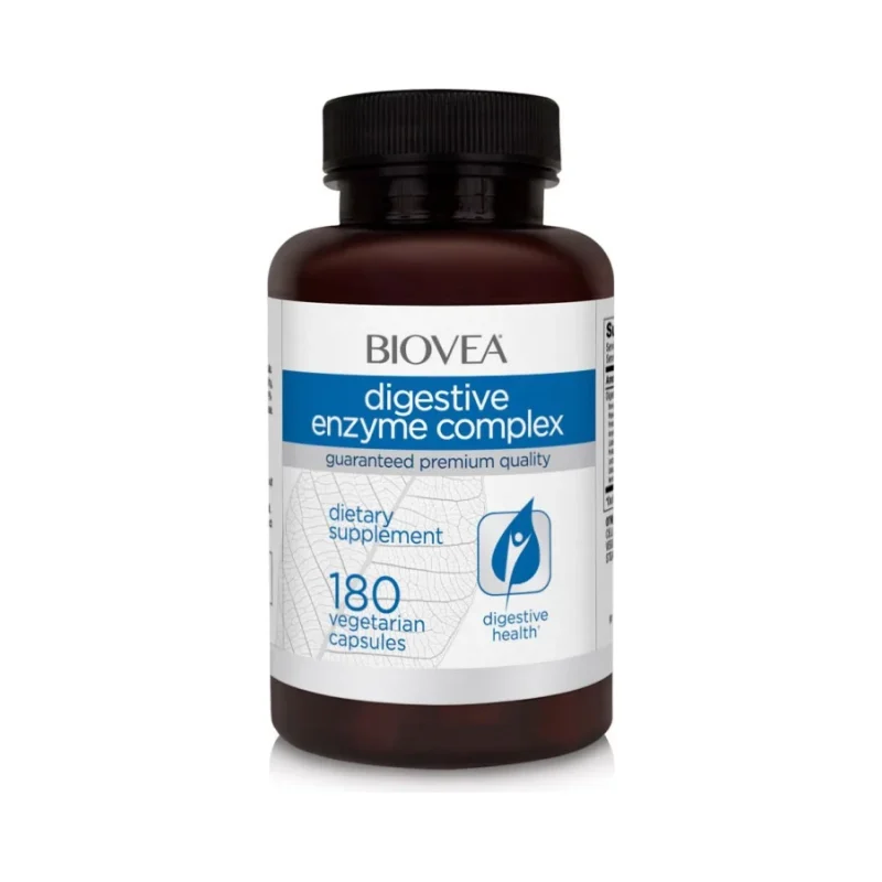 Digestive Enzyme Complex - Храносмилателни Ензими, Разфасовка 180 caps - Biovea