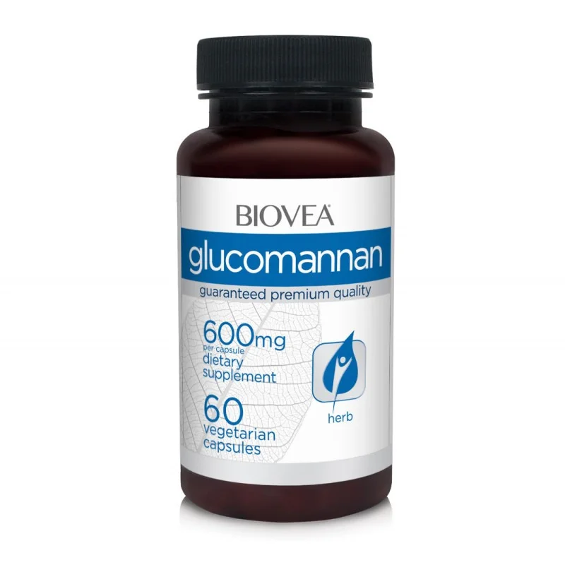Glucomannan 600mg - Глюкоманан, Разфасовка 60 caps
