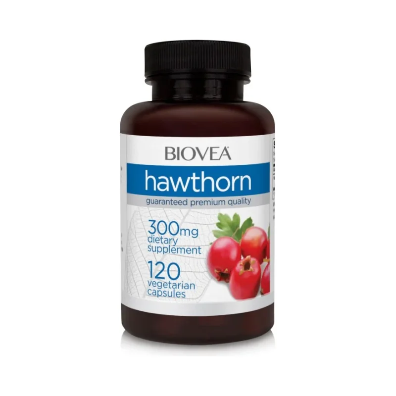 Hawthorn 300mg - Глог, Разфасовка 120 caps - Biovea