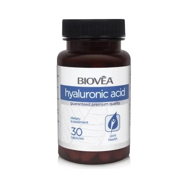 Hyaluronic Acid 40mg - Хиалуронова Киселина, Разфасовка 30 caps - Biovea