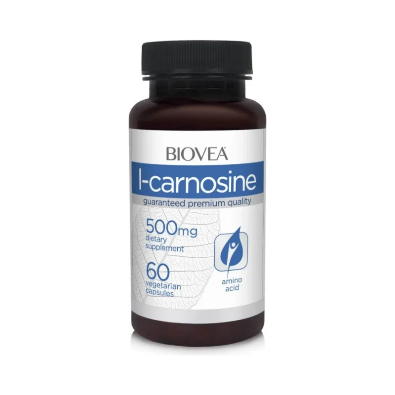 L-Carnosine 500mg - Карнозин, Разфасовка 60 caps - Biovea