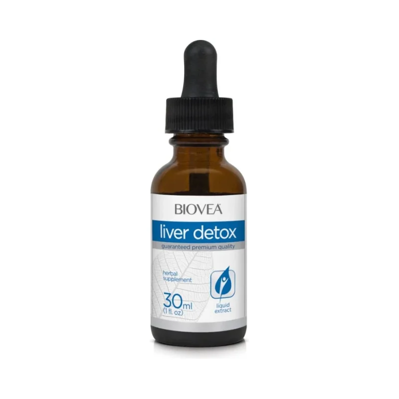 Liver Detox Liquid Drops - Формула за Пречистване на Черния Дроб на Капки, Разфасовка 30ml - Biovea