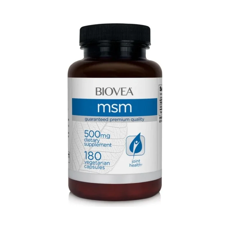 MSM 500mg, Разфасовка 180 caps - Biovea
