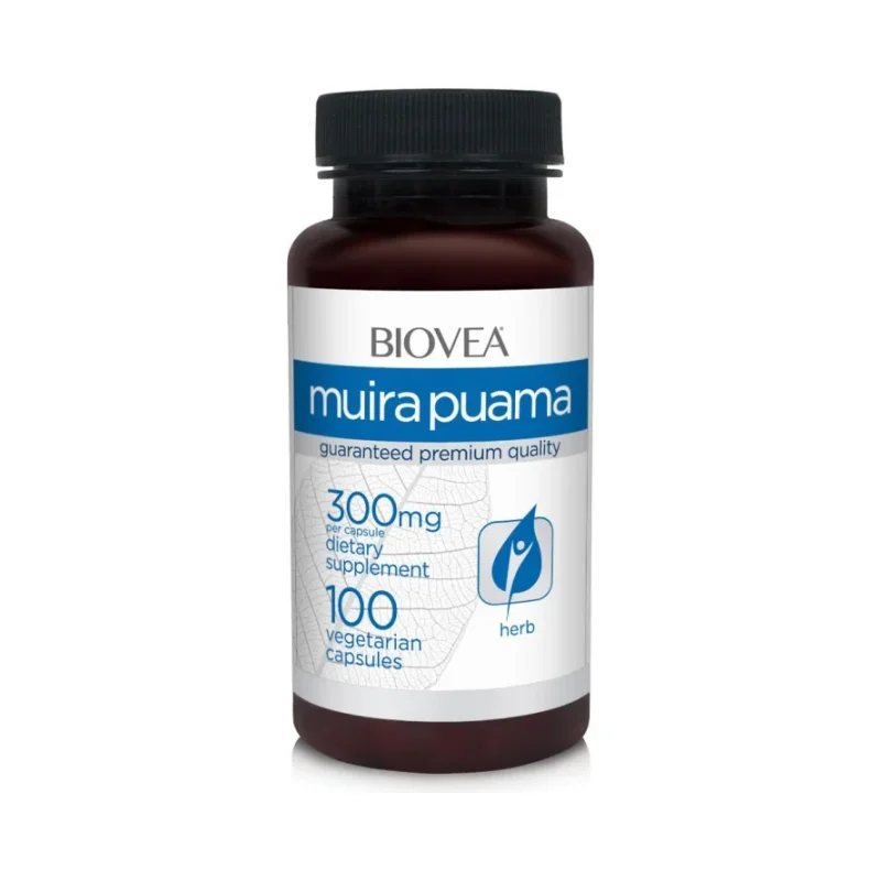 Muira Puama 300mg, Разфасовка 100 caps - Biovea