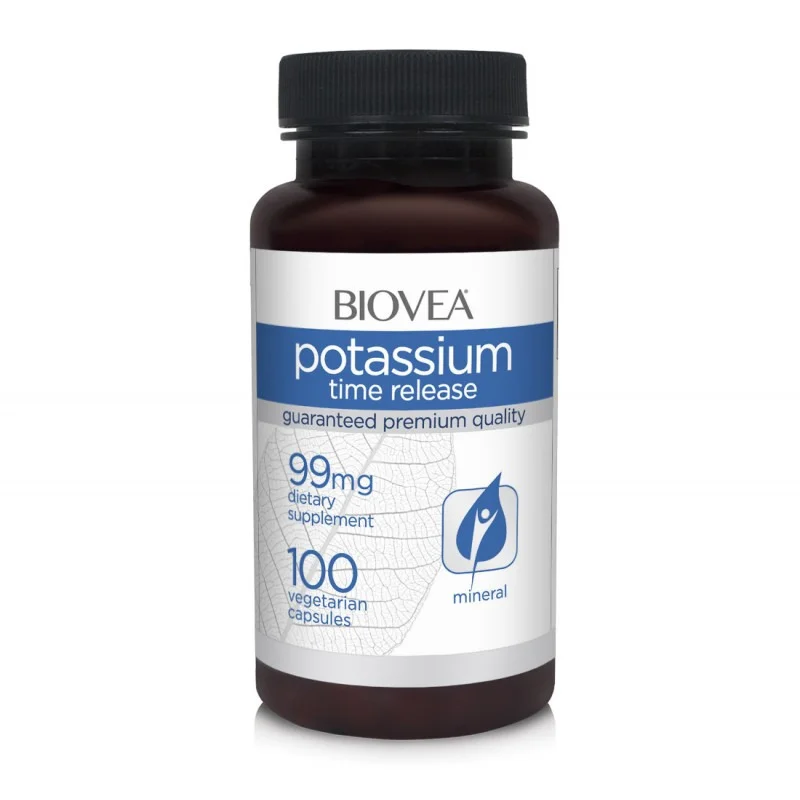 Potassium Time Release - Калий, Разфасовка 100 caps