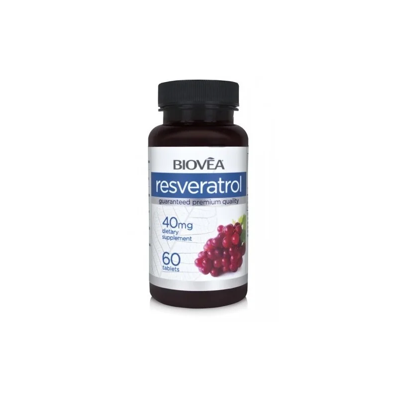 Resveratrol 40mg - Ресвератрол, Разфасовка 60 caps