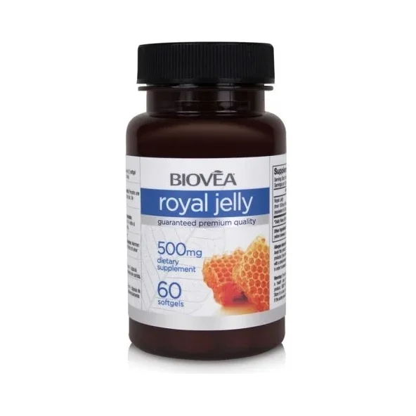 Royal Jelly 500mg - Пчелно Млечице, Разфасовка 60 sgels - Biovea
