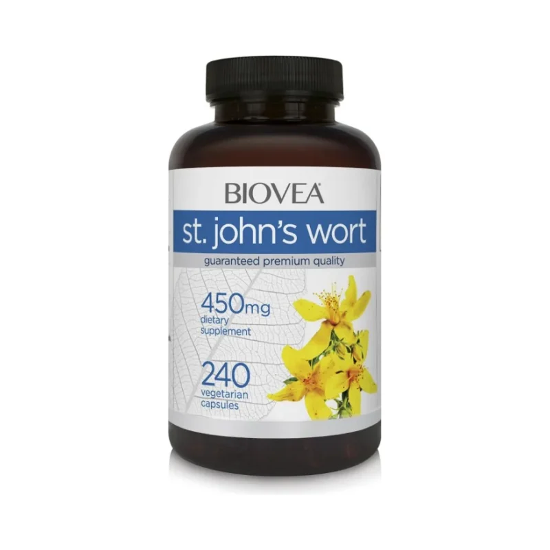 St. John`s Wort 450mg - Жълт Кантарион, Разфасовка 240 caps - Biovea