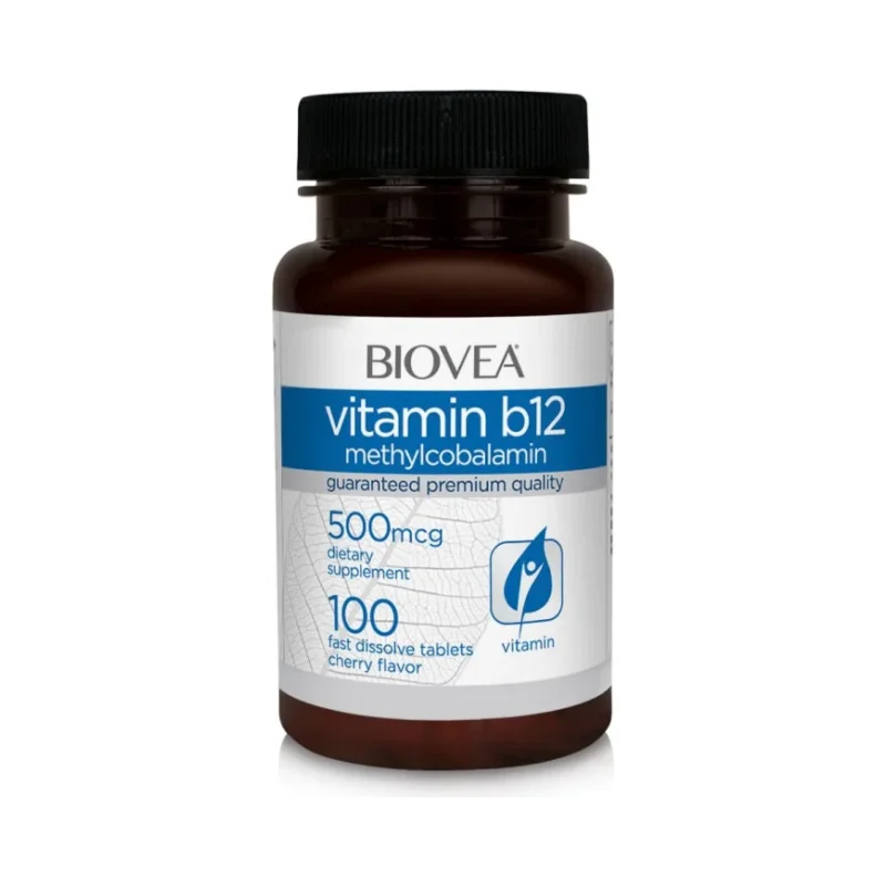 Vitamin B12 500 Methylcobalamin Fast Dissolve - Витамин B12 - Biovea