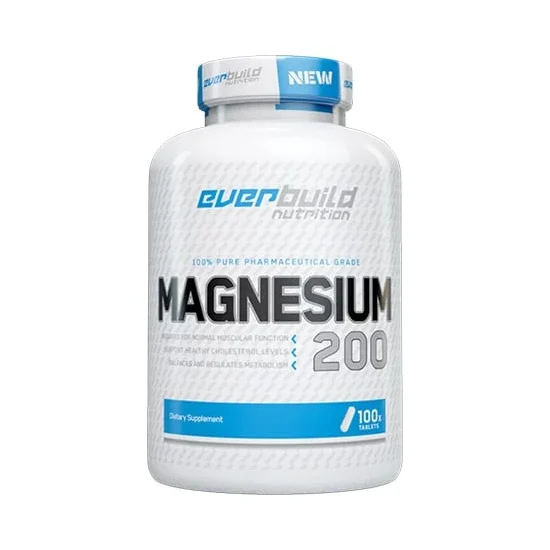 Magnesium Citrate 200 mg / 100 Tabs (50 дози) / 100g - Everbuild