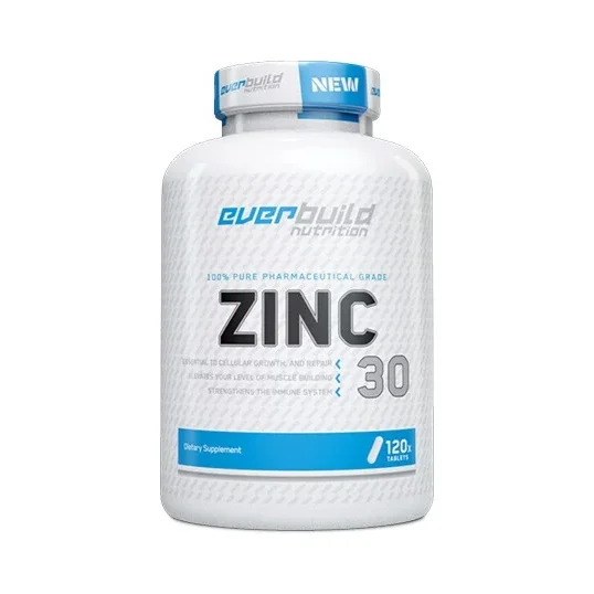 Zinc Bisglycinate 30 mg / 120 Tabs (120 дози) - Everbuild