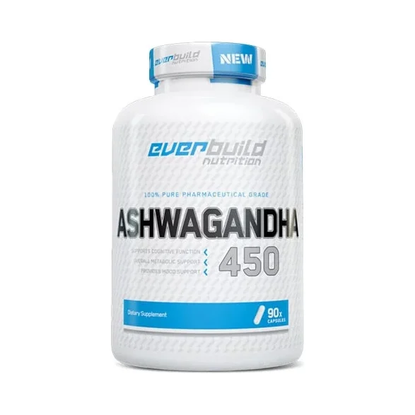 Ashwagandha 450 mg / 90 Caps (90 дози) - Everbuild