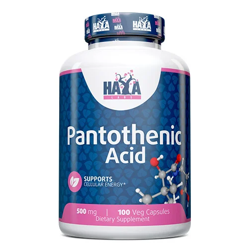Pantothenic Acid 500 mg / 100 Vcaps