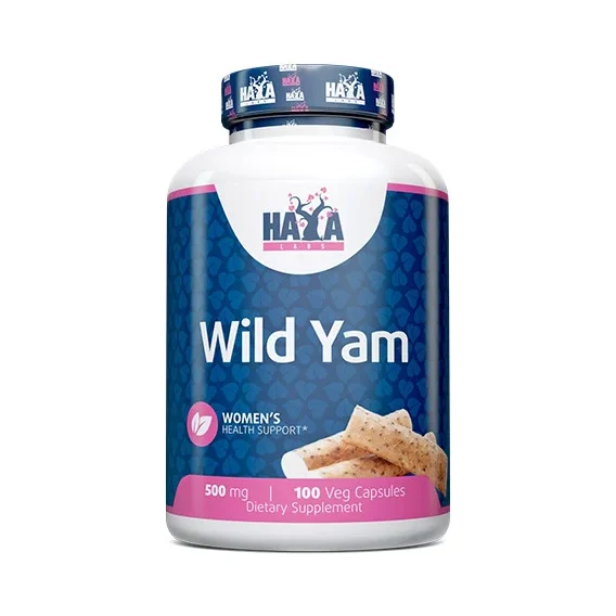 Wild Yam Root 500 mg / 100 Caps - Haya Labs