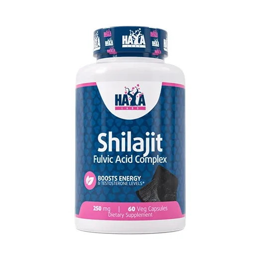 Shilajit 250 mg / 60 Vcaps - Haya Labs