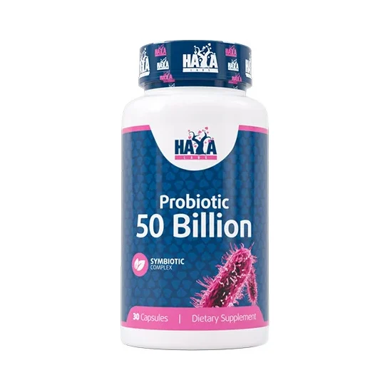 Probiotic 50 Billion / Symbiotic Complex / 30 Caps - Haya Labs