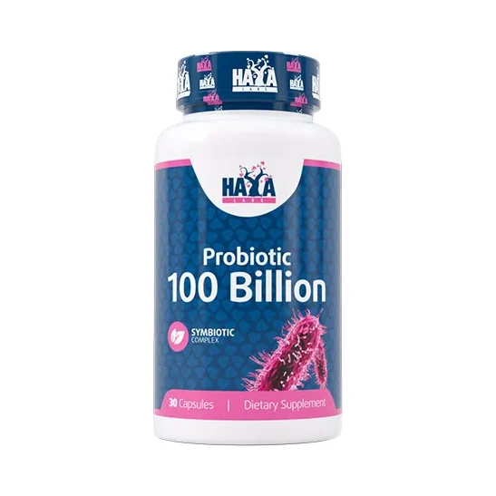 Probiotic 100 Billion / Symbiotic Complex / 30 Caps - Haya Labs