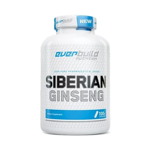 Siberian Ginseng 500 mg / 100 Caps (100 дози) - Everbuild