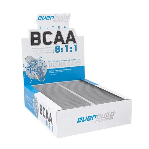 BCAA Mega Caps 1100 mg / 60 x 15 Caps (300 дози)