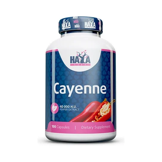 Cayenne Pepper Extract 40000 SHU / 100 Caps - Haya Labs