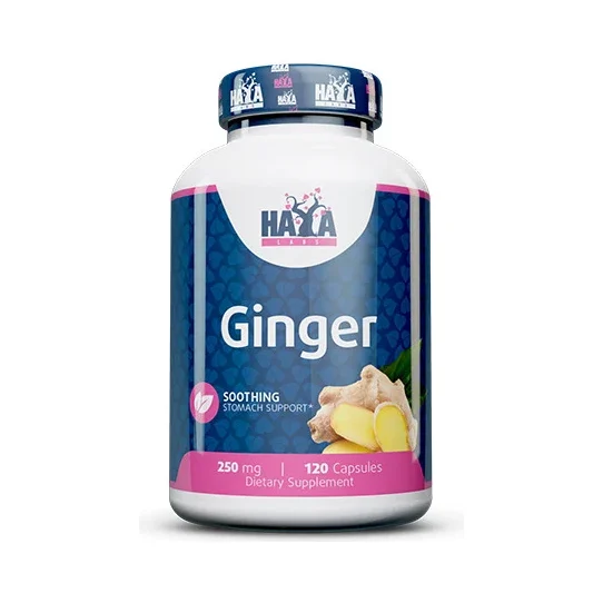 Ginger 250 mg / 120 Vcaps - Haya Labs