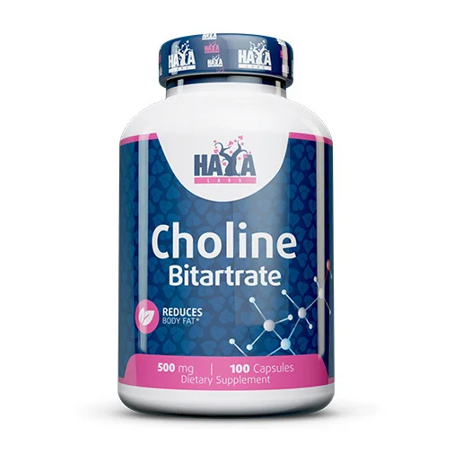 Choline Bitartrate 500 mg / 100 Caps