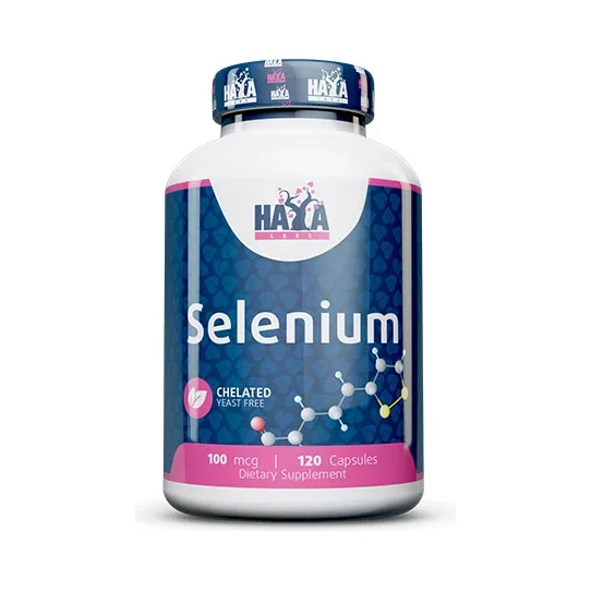 Selenium / Chelated - Yeast Free/ 100 mcg / 120 Caps - Haya Labs