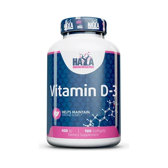 Vitamin D3 / 400 IU / 100 Softgels / 100g - Haya Labs