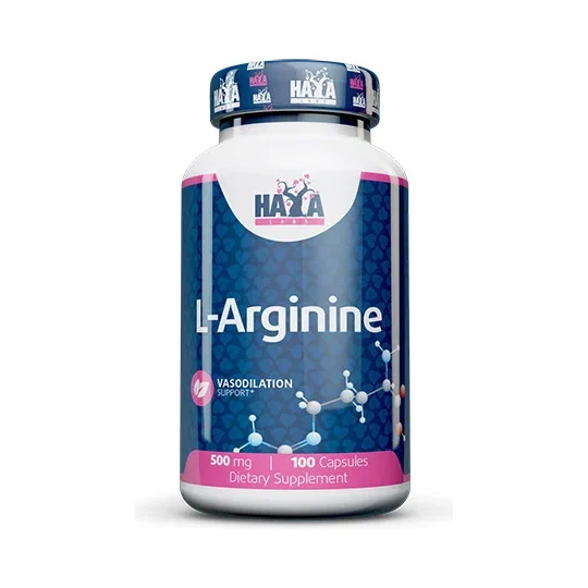 L-Arginine 500 mg / 100 Caps - Haya Labs