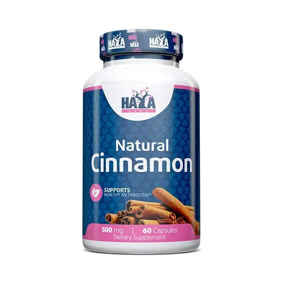 Natural Cinnamon 500 mg / 60 Caps - Haya Labs