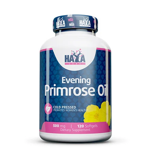 Evening Primrose Oil / Cold Pressed / 500 mg / 120 Softgels