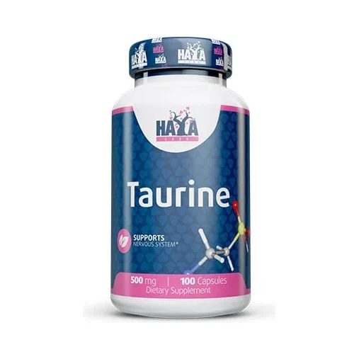 Taurine 500 mg / 100 Caps - Haya Labs