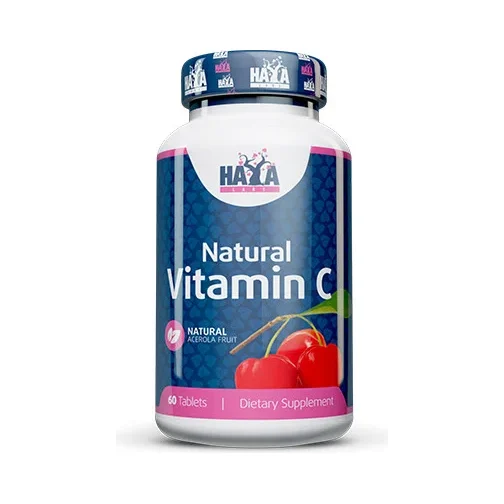 Natural Vitamin C from Acerola Fruit / 60 Tabs - Haya Labs