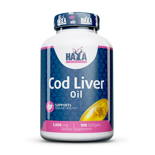 Cod Liver Oil 1000 mg / 100 Softgels