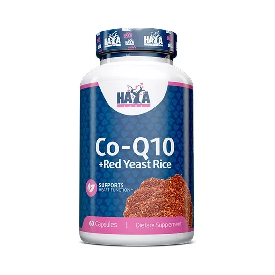 Coenzyme Co-Q10 60 mg & Red Yeast Rice 500 mg / 60 Caps - Haya Labs