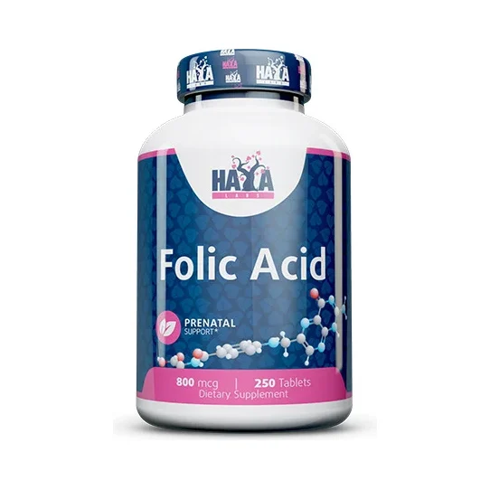 Folic Acid 800 mcg / 250 Tabs - Haya Labs