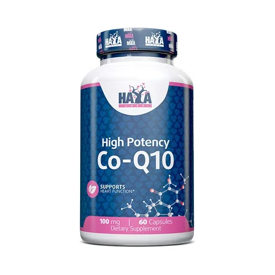 High Potency Coenzyme Co-Q10 100 mg / 60 Vcaps - Haya Labs