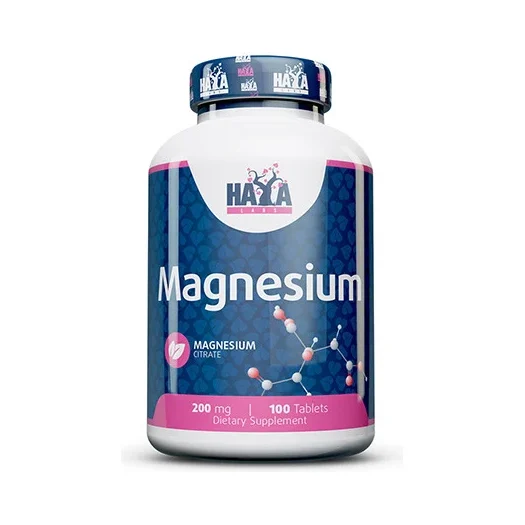Magnesium Citrate 200 mg / 100 Tabs / 100g - Haya Labs