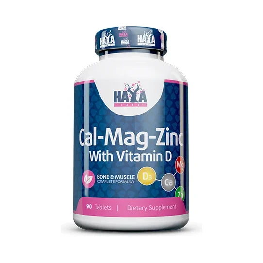 Calcium Magnesium & Zinc with Vitamin D / 90 Tabs - Haya Labs